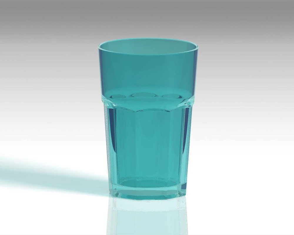 glass cup 450ml 3D Model .c4d .max .obj .3ds .fbx .stl .blend 
