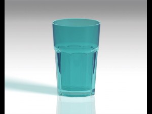 glass cup 450ml 3D Model