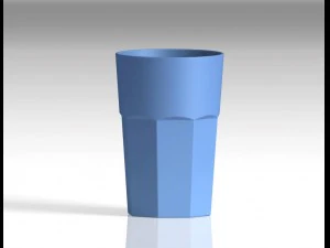 glass cup 450ml 3D Model