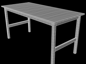 wooden table 3D Model