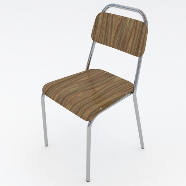 chair 3D Model .c4d .max .obj .3ds .fbx .stl .blend 