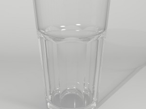 glass cup 500ml 3D Model