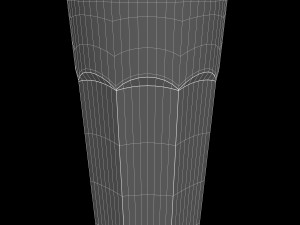 glass cup 500ml 3D Модель