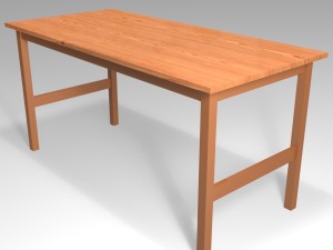 table Model 3D