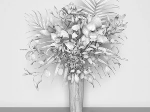 orchidsbohemia labyrinth vase 3D Model