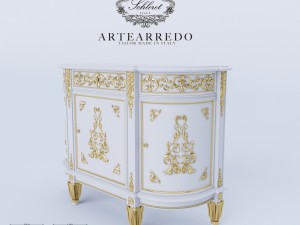 artearredo diner du roi buffet limoges small 3D 모델