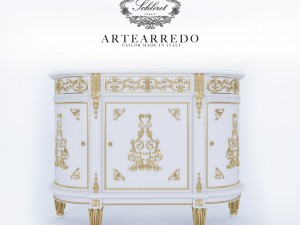 artearredo diner du roi buffet limoges small 3D Model
