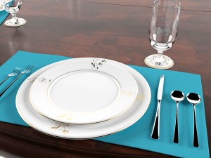 maracaibo round dining table 3D Model
