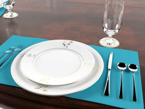 maracaibo round dining table 3D Model
