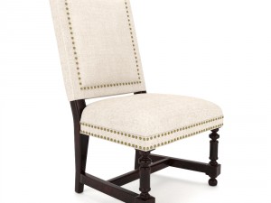 cape verde upholstered chair 3D 모델