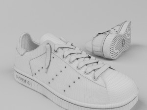 stan smith by adidas originals Modelo 3D