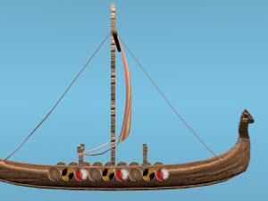 drakkar 3D 모델
