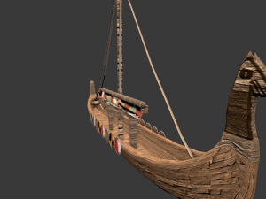 drakkar 3D 모델