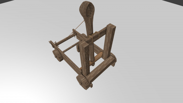 catapult 3D Model .c4d .max .obj .3ds .fbx .stl .blend 