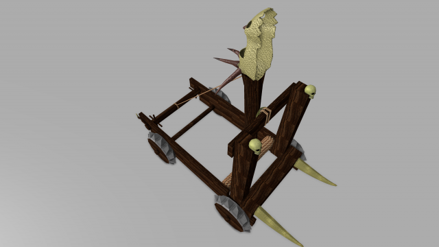catapult chaos 3D Model .c4d .max .obj .3ds .fbx .stl .blend 