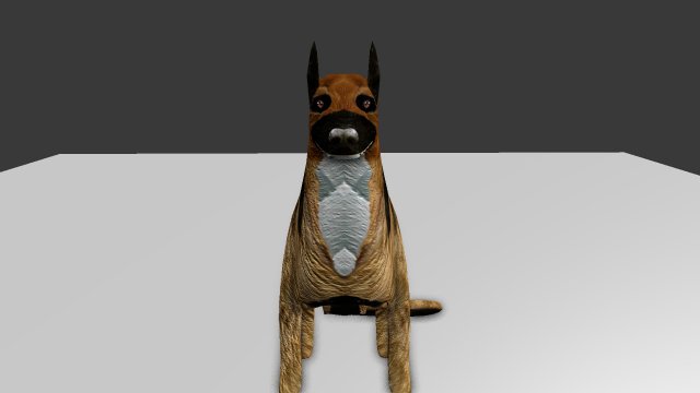 dog Modèle 3D .c4d .max .obj .3ds .fbx .stl .blend 