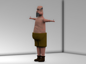 funny fat char 3D मॉडल