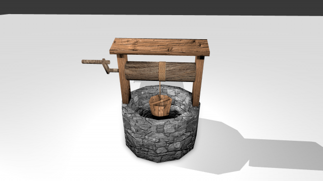 well Model 3D .c4d .max .obj .3ds .fbx .stl .blend 