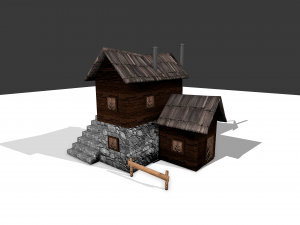 medieval house 3Dモデル