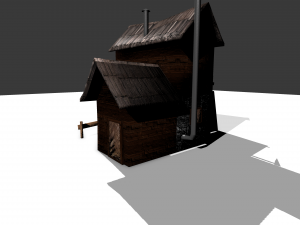 medieval house Modelo 3D