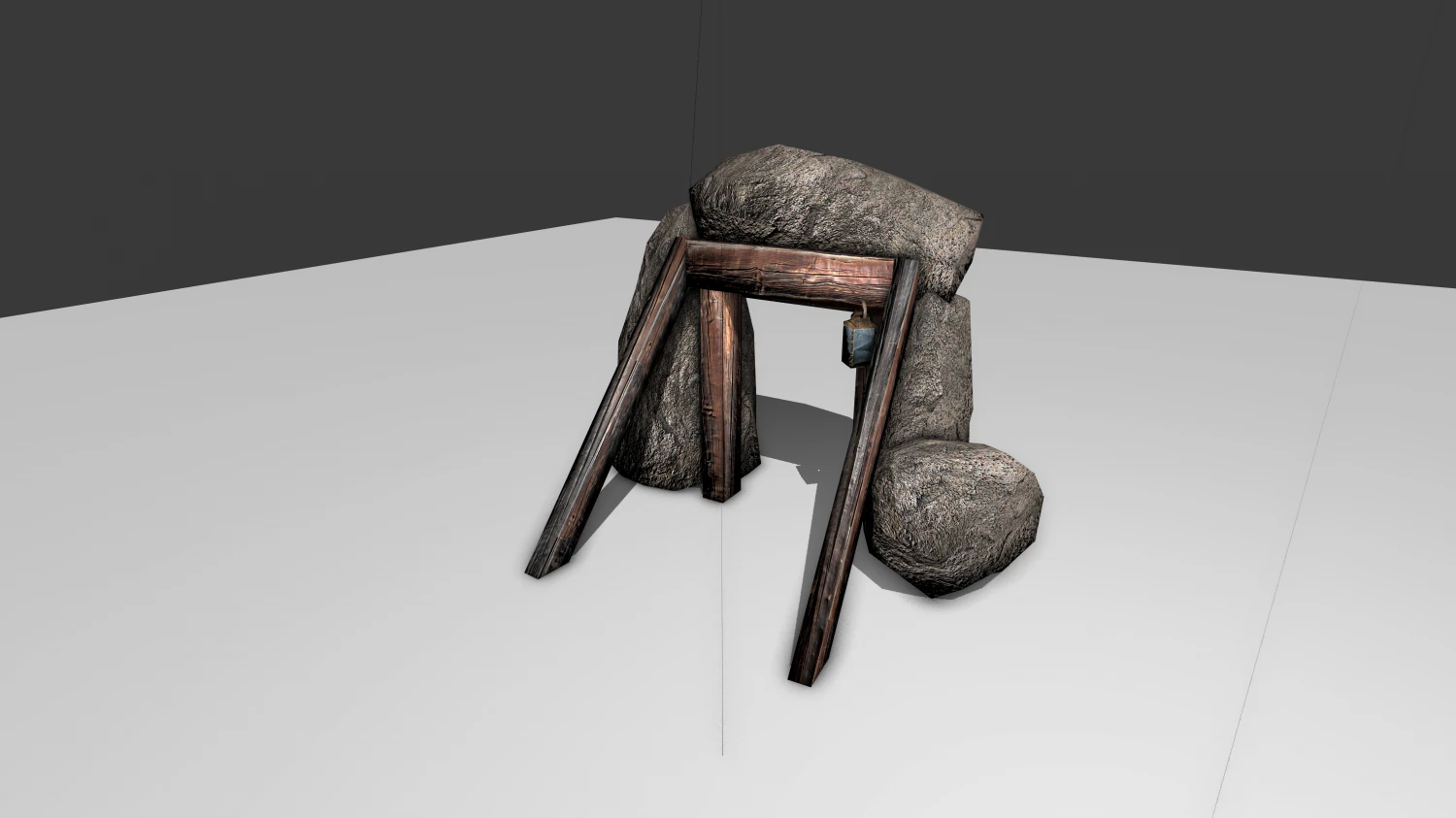 mine entrance 3D Model .c4d .max .obj .3ds .fbx .stl .blend