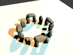 stone circle 3D Model