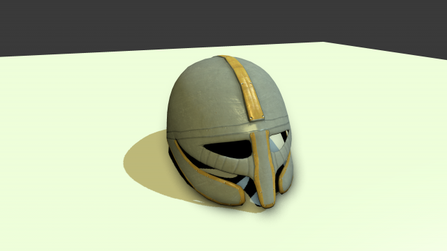 viking helmet Model 3D .c4d .max .obj .3ds .fbx .stl .blend 