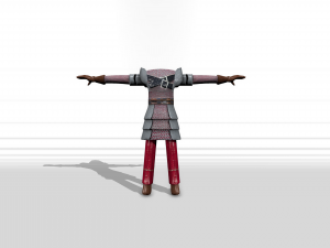 steel armor Modelo 3D