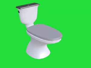 toilet seat 3D 모델