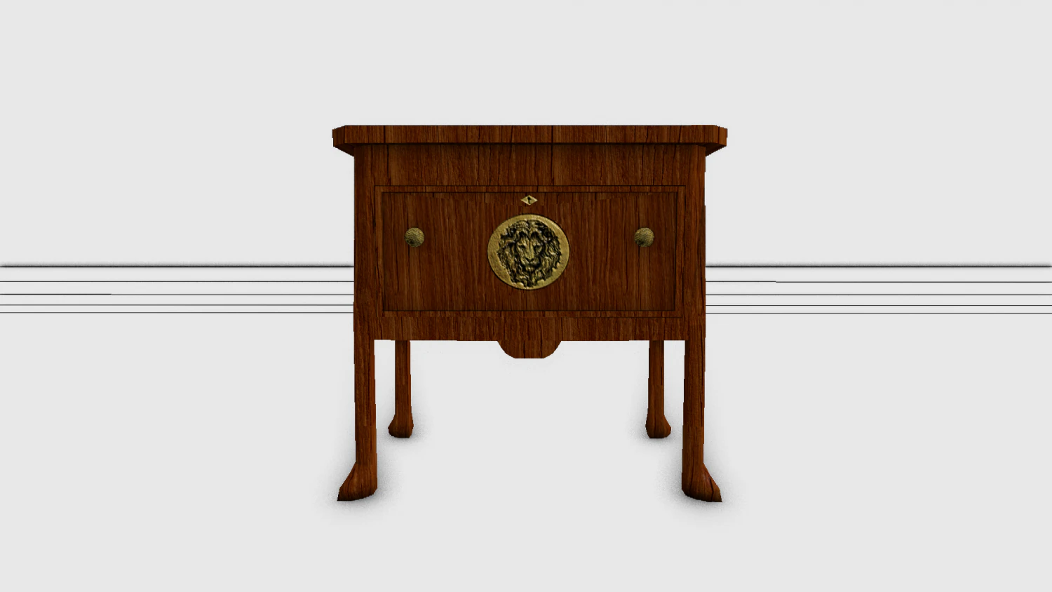 commode 3D Model .c4d .max .obj .3ds .fbx .stl .blend 