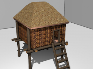fishing hut 3D Model