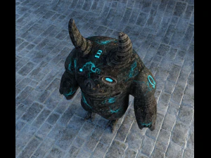 golem lutin Modèle 3D