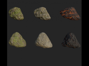 rock pack rts 3D Model