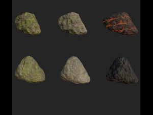 rock pack rts 3D Model