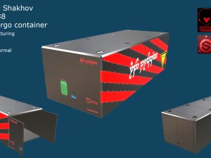 kargo konteyneri 3D Model