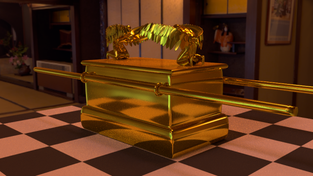 ark of the covenant 3D 모델 .c4d .max .obj .3ds .fbx .stl .blend 