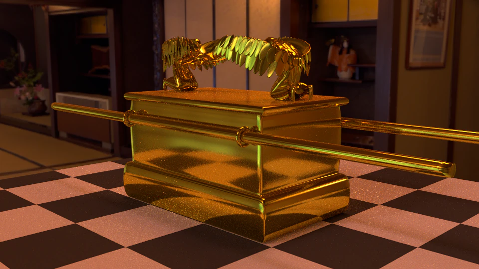 ark of the covenant 3D Model .c4d .max .obj .3ds .fbx .stl .blend 