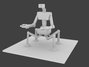 robot first prototype 3D Model