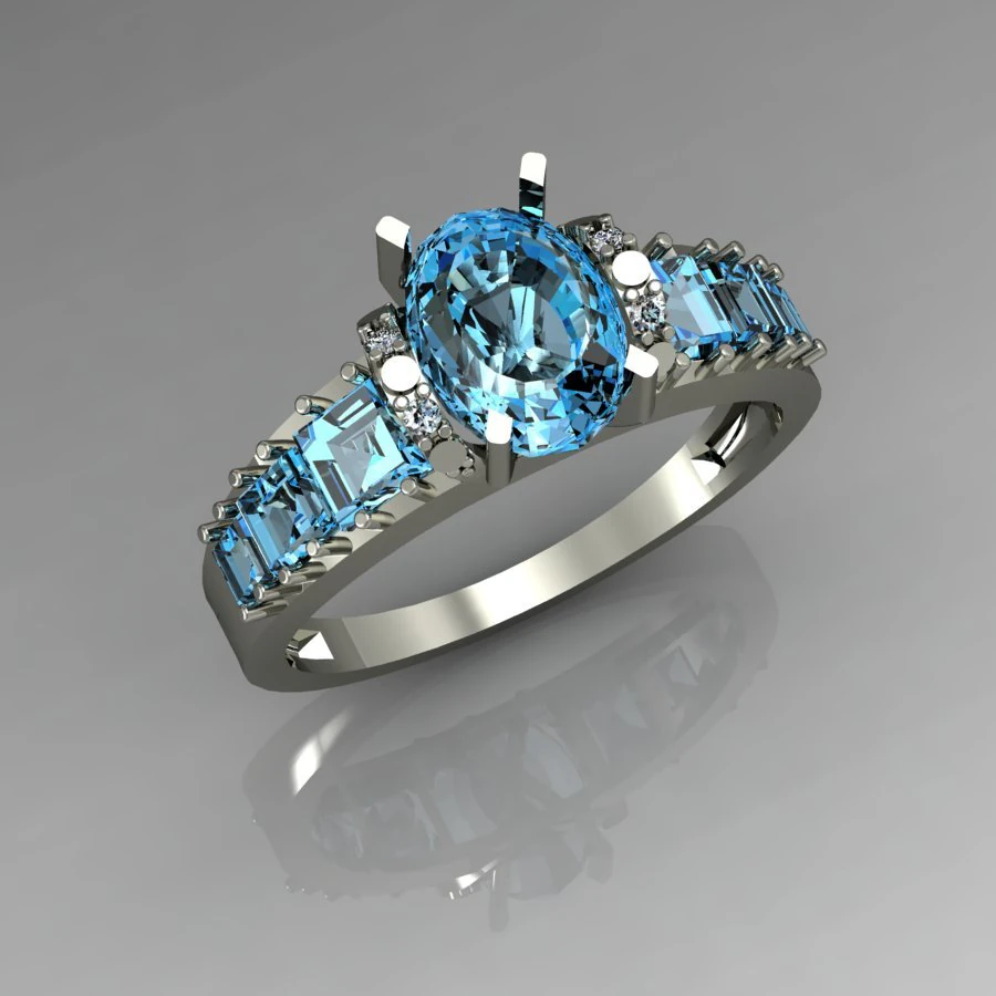 ring 3D Model .c4d .max .obj .3ds .fbx .stl .blend 