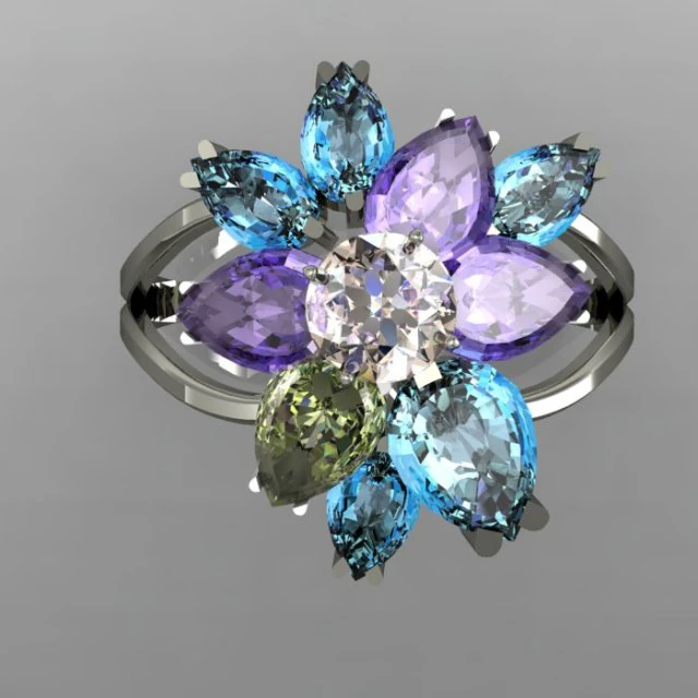 anel Modelo 3D .c4d .max .obj .3ds .fbx .stl .blend 