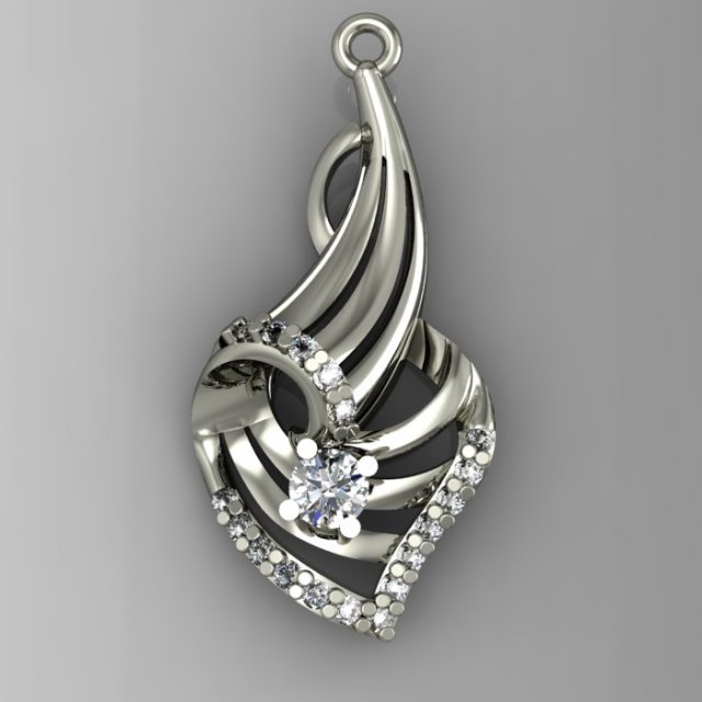 pendant Model 3D .c4d .max .obj .3ds .fbx .stl .blend 