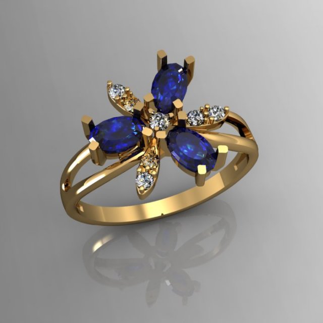 ring 3D Модель .c4d .max .obj .3ds .fbx .stl .blend 