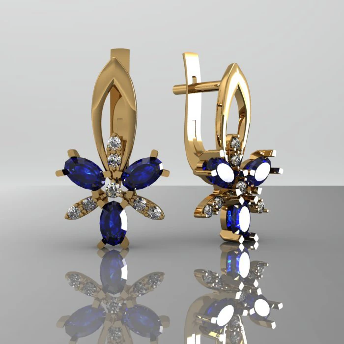 earrings 3D Model .c4d .max .obj .3ds .fbx .stl .blend 