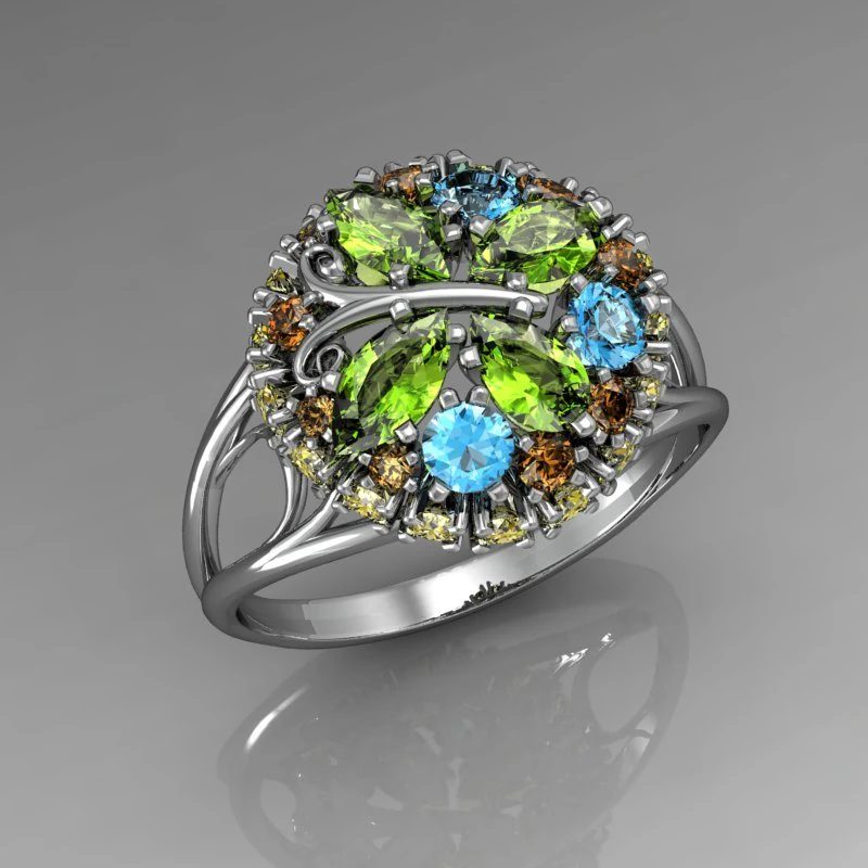 anillo Modelo 3D .c4d .max .obj .3ds .fbx .stl .blend