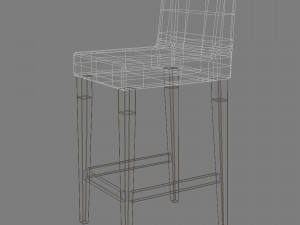 ikea henriksdal bar chair 3D मॉडल