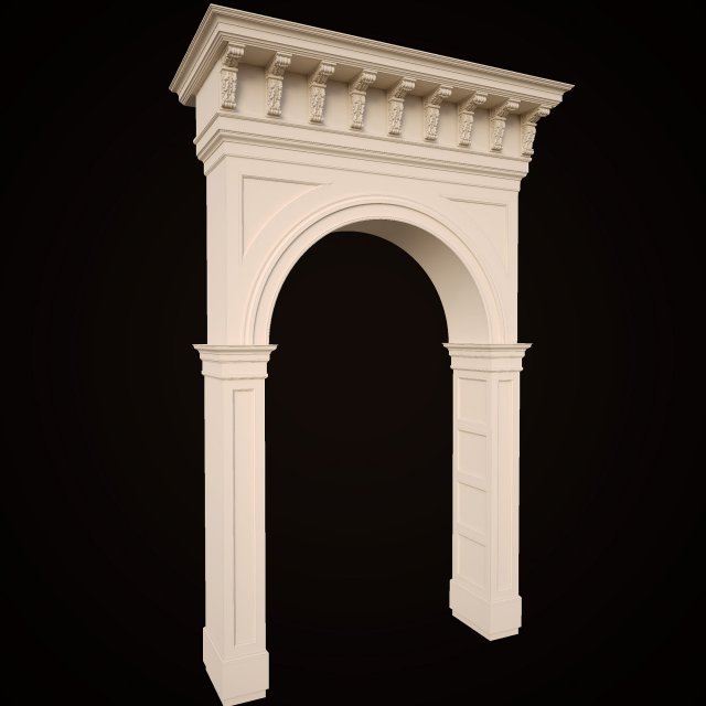 arch 3D 모델 .c4d .max .obj .3ds .fbx .stl .blend 