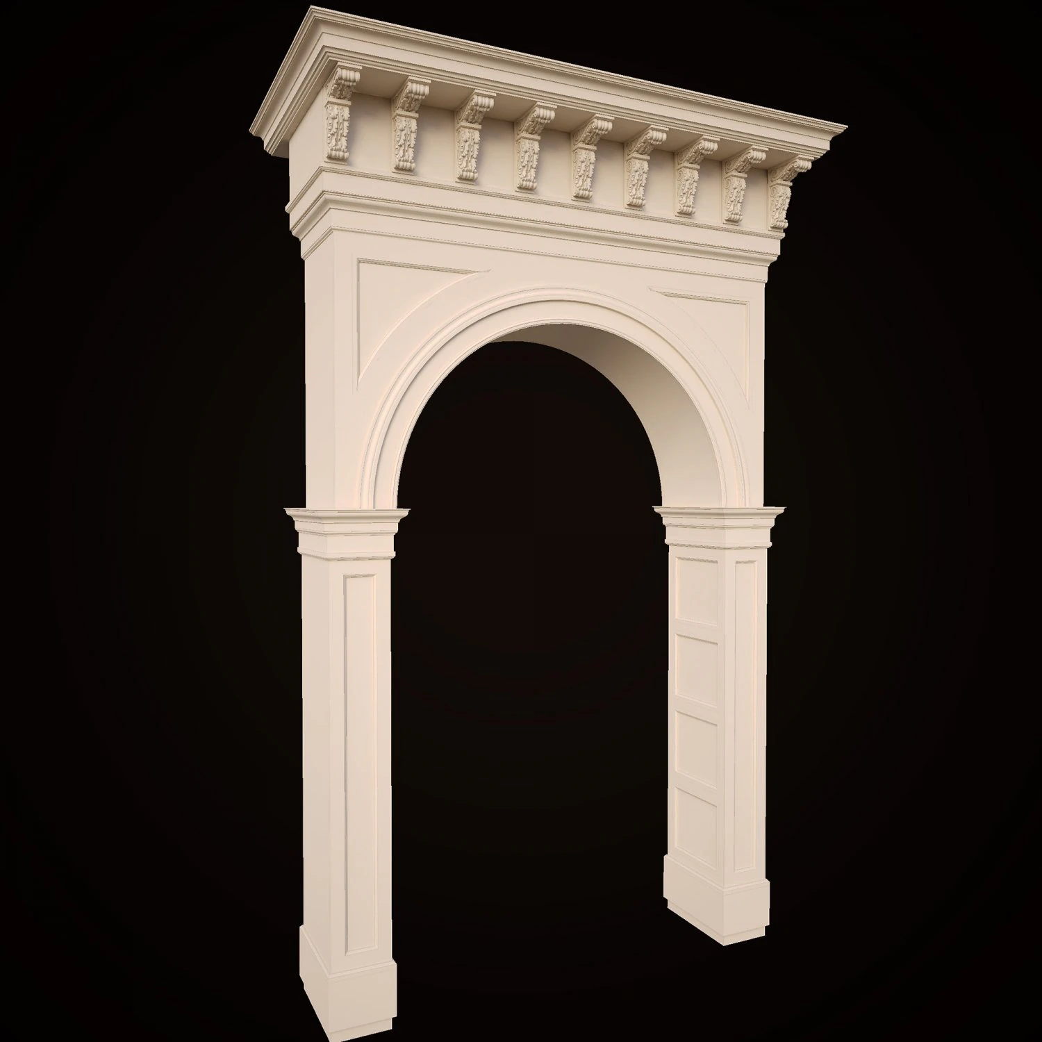 arch 3D Model .c4d .max .obj .3ds .fbx .stl .blend 