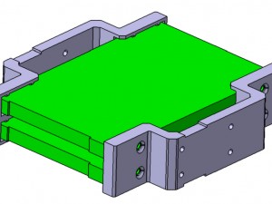 2-5 to 3-5 bay dual hard disk drive hdd ssd 3D Baskı Modeli