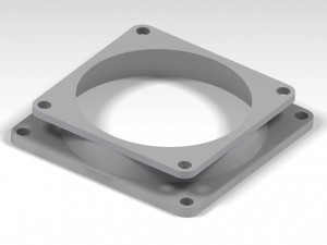 fan adapter 3D Baskı Modeli