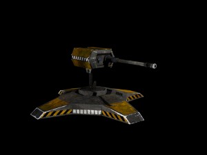 machineturret 3D मॉडल